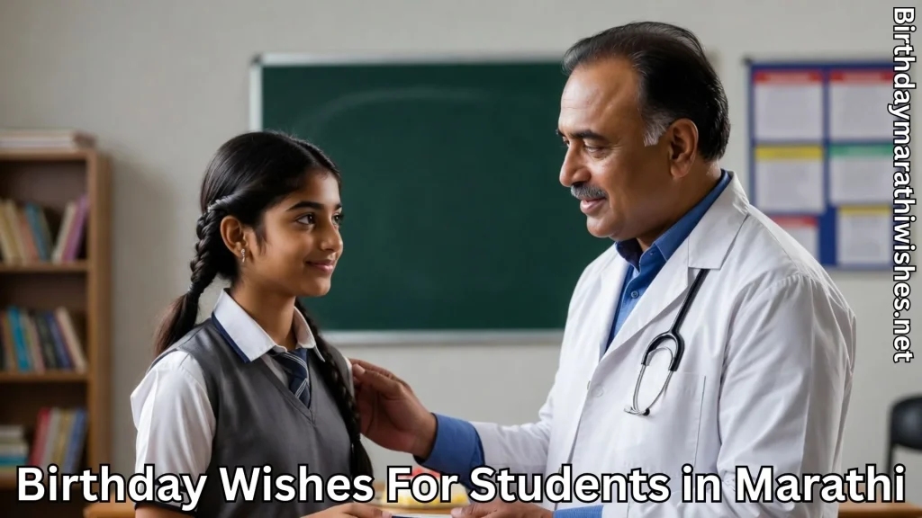 Teacher congratulating schoolgirl student with a smile in classroom